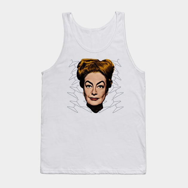 Joan Crawford - No Wire Hangers Tank Top by Indecent Designs